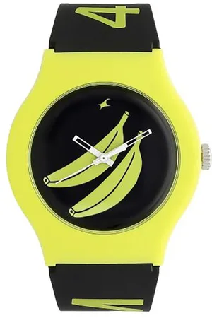 Fastrack Unisex Black Printed Dial & Black Straps Analogue Watch 9915PP69