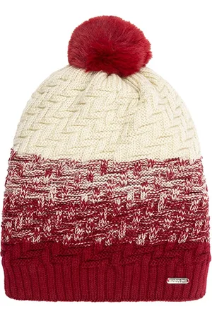 Status Quo Women Colourblocked Acrylic Beanie