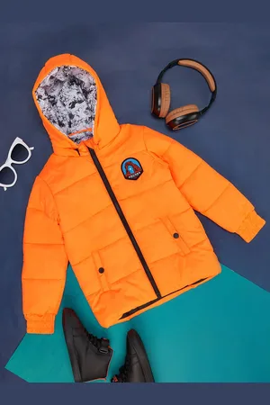 Pantaloons Boys Hooded Puffer Jacket