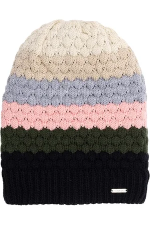 Status Quo Women Colourblocked Acrylic Beanie