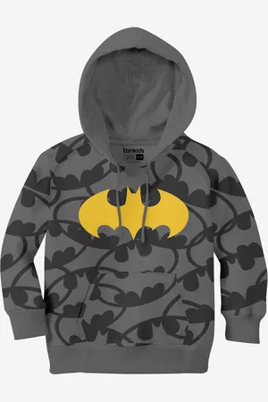 BONKIDS Boys Graphic Printed Cotton Hooded Pullover Sweatshirt
