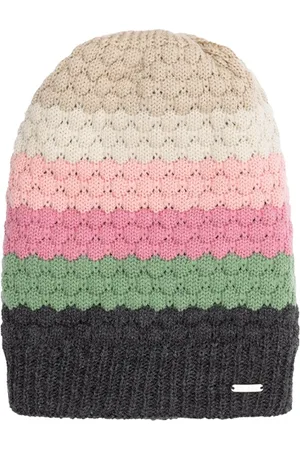 Status Quo Women Colourblocked Acrylic Beanie