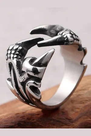 VÌEN Unisex Silver-Plated Stainless Steel Ring