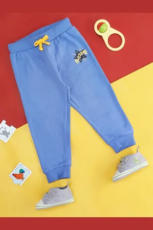 Pantaloons Infant Boys Regular Fit Mid-Rise Cotton Joggers