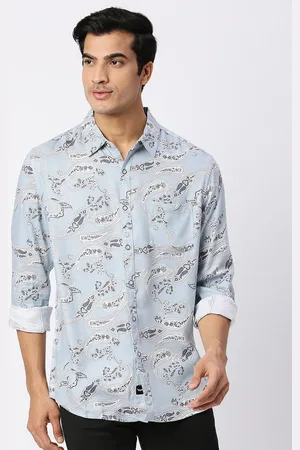VALEN CLUB Ethnic Motifs Printed Slim Fit Casual Shirt