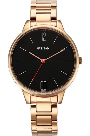 Titan Women Dial & Stainless Steel Bracelet Style Straps Analogue Watch 2648WM05