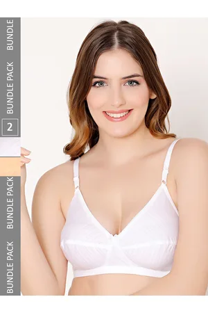 Buy Bodycare Pack Of 2 Solid Non Wired Heavily Padded Push Up Bras