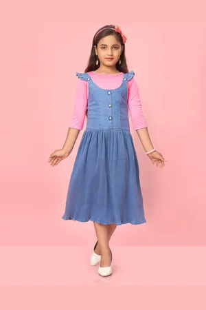 Aarika Girls Fit and Flare Midi Dress