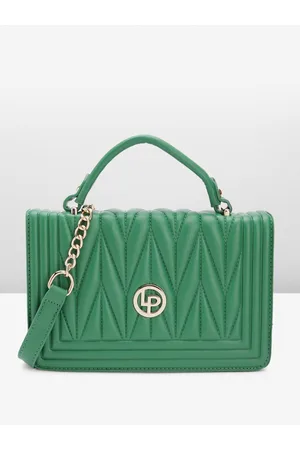 Lino Perros Women Quilted Textured Structured Satchel Bag