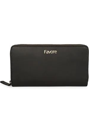 SAINT G. Leather Zip Around Wallet
