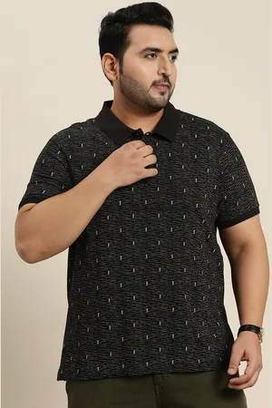 Sztori Men Printed Polo Collar Pure Cotton T-shirt