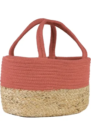 FABINALIV Braided Shopper Cotton Handheld Bag