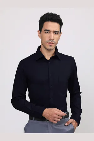 LOUIS STITCH Comfort Spread Collar Cotton Formal Shirt