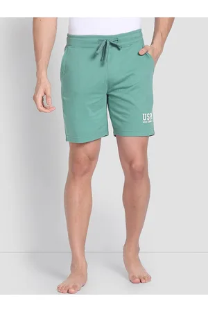 U.S. Polo Assn. Men Mid Rise Cotton Lounge Shorts