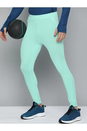 PUMA Men Solid LIGA Baselayer Mid Waist dryCELL Sports Tights