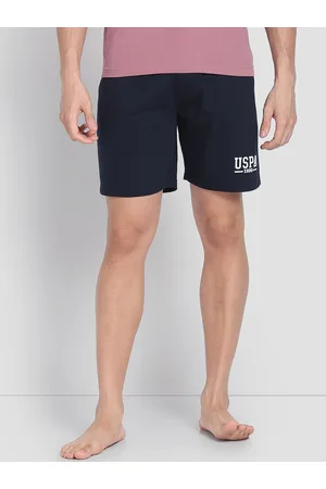 U.S. Polo Assn. Men Mid-Rise Cotton Lounge Shorts