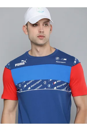 PUMA BMW Motorsport Colourblocked Pure Cotton T-shirt