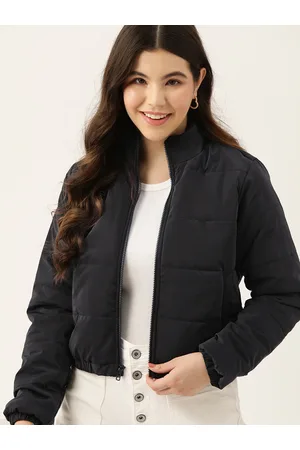 DressBerry Women Solid Padded Jacket