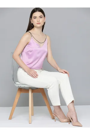 Chemistry Chain Strap Satin Camisole Top