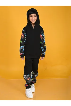 Anthrilo Boys Printed T-Shirt With Jogger