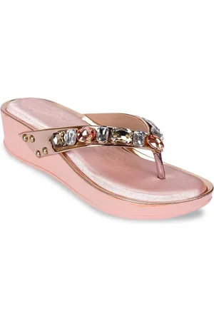 JM Looks Embellished Comfort Heels