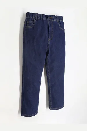 Cherry Crumble Kids Mid Rise Plain Cotton Jeans