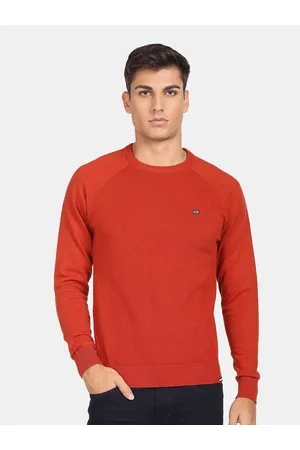 Arrow Men Orange Pullover