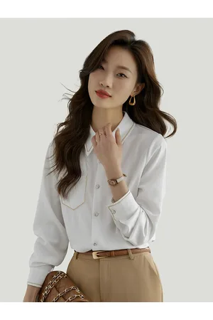 JC Collection Spread Collar Chest Pocket Casual Shirt