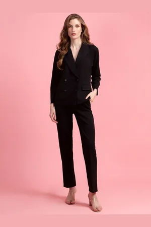 Golden Kite Women Double-Breasted Blazer & Trouser
