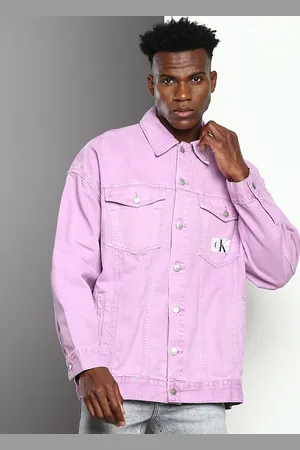 Calvin Klein Long Sleeves Oversized Cotton Denim Jacket