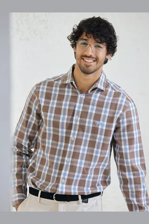 Andamen Tartan Checks Premium Cotton Formal Shirt