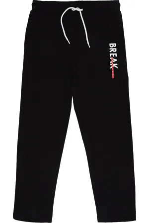 Provogue Boys Mid Rise Cotton Track Pants