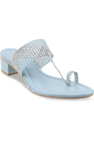 Metro Textured Ethnic Block Heels