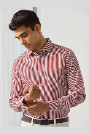 Andamen Premium Striped Cotton Formal Shirt