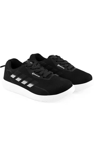 Kraasa Men Textured Lace-Up Sneakers