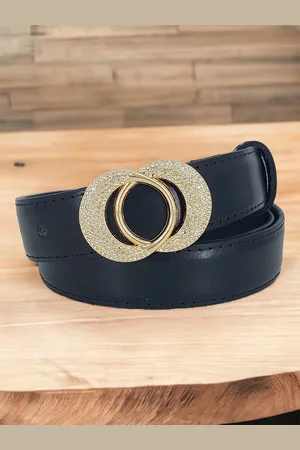 DressBerry Women Vegan Leather Casual Belt