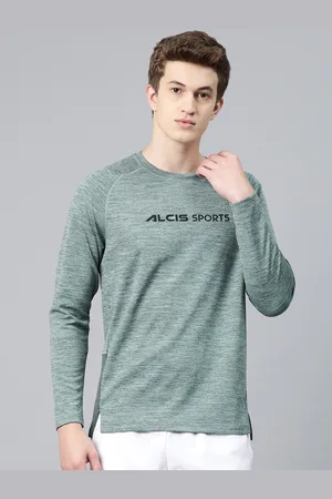 Buy Alcis Women Black Slim Fit T-shirt online