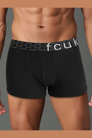 FCUK Men Orange Solid Briefs CBR19