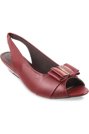 All Things Mochi Peep Toes Wedges Heels With Back Strap