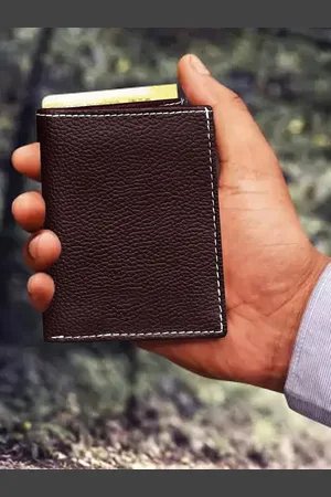 GREEN DRAGONFLY PU Money Clip Wallet