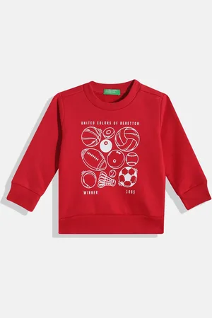 Benetton Boys Printed Sweatshirt