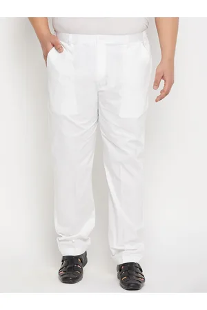 Vastramay Men Plus Size Pure Cotton Mid-Rise Pyjama