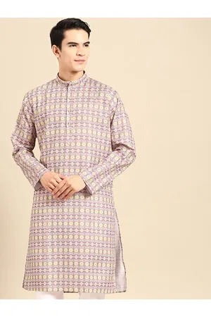 MANQ Ethnic Motifs Printed Kurta