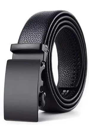 Zacharias Men Textured Synthetic Leather Belt