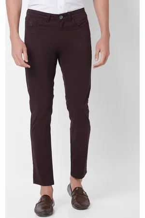 Giordano Men Slim Fit Mid-Rise Chinos Trousers