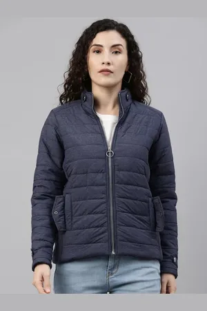 Campus Mock Collar Windcheater Puffer Jacket