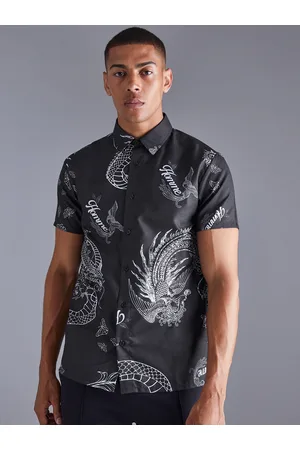 Boohoo Printed Casual Shirt