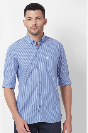 Giordano Slim Fit Button Down Collar Pure Cotton Casual Shirt