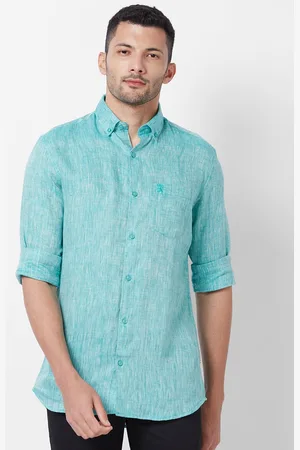 Giordano Button-Down Collar Slim Fit Pure Cotton Casual Shirt