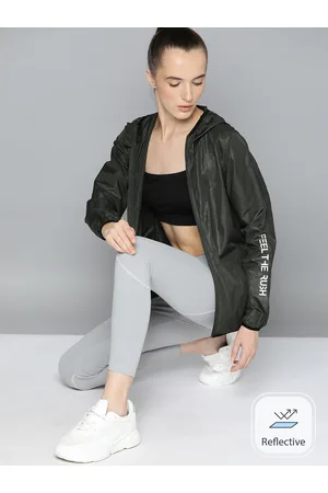 Slazenger Women Black Sporty Jacket